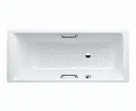Kaldewei Ambiente - Vaňa Puro Star 686, 160x70 cm, otvory na držadlá, Perl-Effekt, celoplošný antislip, biela 258634013001