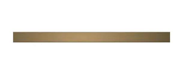 I-Drain DZIGNSTONE - Designový rošt pro vaničky Solid Linear, délka 90 cm, zlatá DP.GS.G.0895