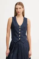 Vesta Fracomina modrá barva, jednořadá, FS25WJ5002W56195