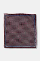 Hedvábný kapesníček Eton vínová barva, 100014193