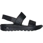 Skechers ARCH FIT FOOTSTEPS Dámské sandály, černá, velikost