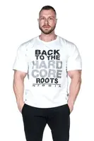 Nebbia Hardcore tričko 391, bílá, M