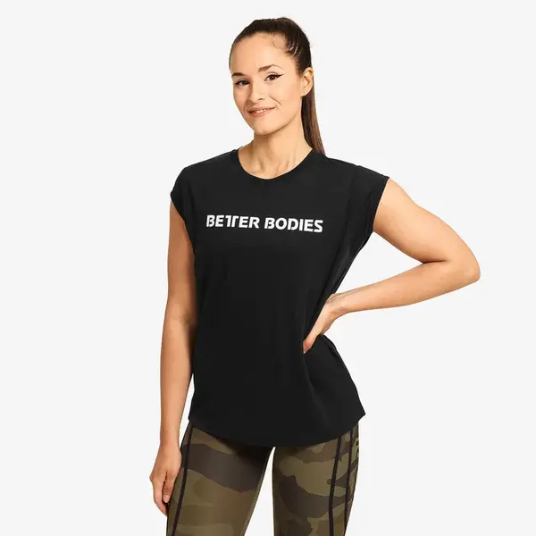 Better Bodies Better Bodies Astoria tee , černá, S