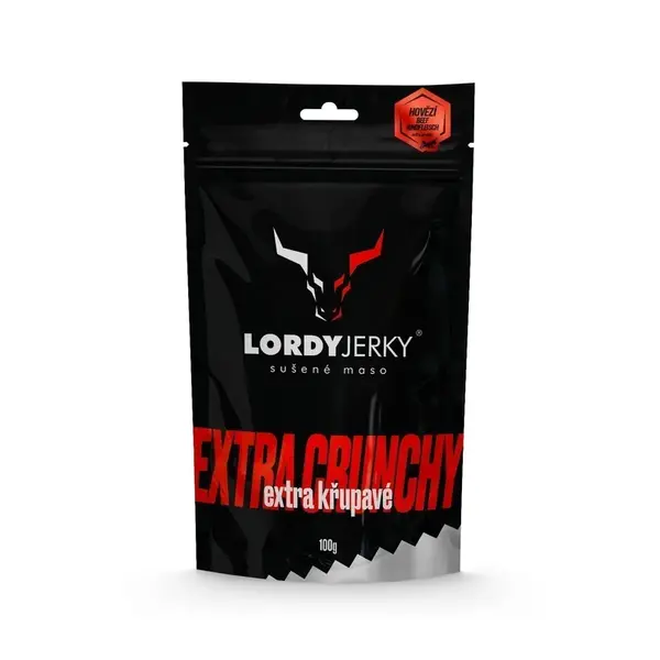 Lordy Jerky Hovězí sušené maso LORDY JERKY, Natural, 100g