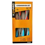 Šroubováky SET, 6 ks, PZ + ploché, CrV, ENPRO