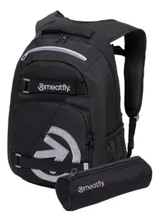 Meatfly batoh Exile Black 24 L + PENÁL ZDARMA | Černá | Objem 24 L