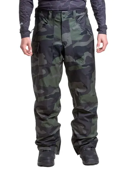 Meatfly pánské SNB & SKI kalhoty Oggy Rampage Camo | Maskáč | Velikost M