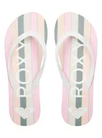 Roxy dámské žabky Tahiti VII Peach Cream | Růžová | Velikost 8 US