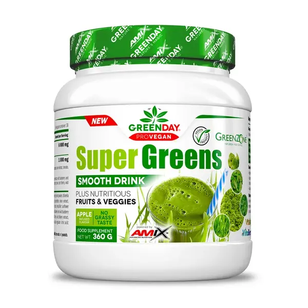 AMIX SuperGreens Drink, Apple, 360g