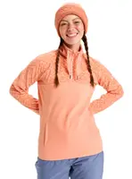 Roxy dámská mikina Sayna Peach Pink gram Tonal | Růžová | Velikost M