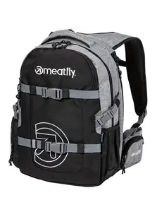 Meatfly batoh Ramble Grey Heather / Black 26 L | Černá | Objem 26 L