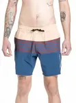 Meatfly pánské plavky Keith Boardshorts 17" Navy / Latte | Modrá | Velikost L
