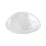 Zarážka dveřní, Ø 30 mm, transparentní, 2 ks