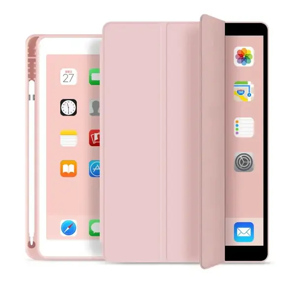 JP Smart case Pen pouzdro na tablet, iPad Pro 11 2018, iPad Air 4 10.9 2020 / Air 5 10.9 2022 / Air 11 2024, růžové