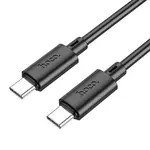 Hoco X88 kabel USB-C - USB-C, PD 3A 60W, 1 m, černý