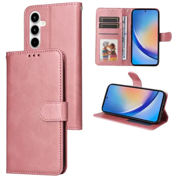 Magnet Case, Samsung Galaxy A35, růžový