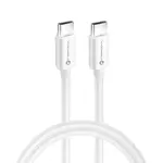 Forcell kabel USB-C - USB-C, QC4.0, 5A/20V, PD100W, C339, 1 m, bílý