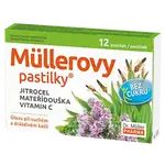 Müllerovy pastilky s jitrocelem a mateřídouškou bez cukru 12ks