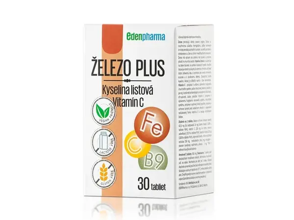 Edenpharma Železo Plus tbl.30