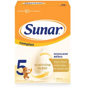 Sunar Complex 5 dětské mléko 600 g