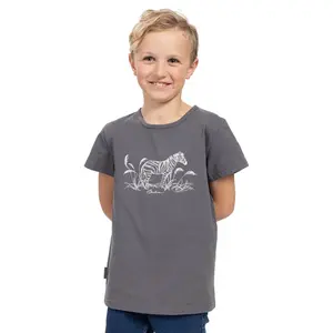 Bushman Dětské  tričko Pooli, tmavě šedé 140
