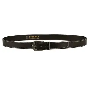 Bushman Pánský kožený opasek Bottle Belt II, tmavě hnědý 110