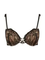 LASCANA Podprsenka  krémová / čierna