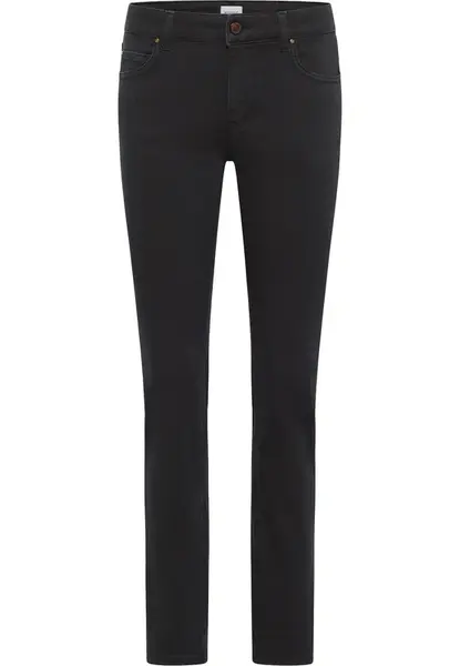 MUSTANG Džínsy  čierny denim