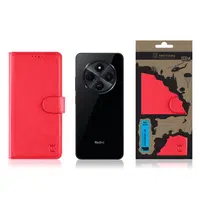 Flipové pouzdro Tactical Field Notes pro Xiaomi Redmi 14C, červená