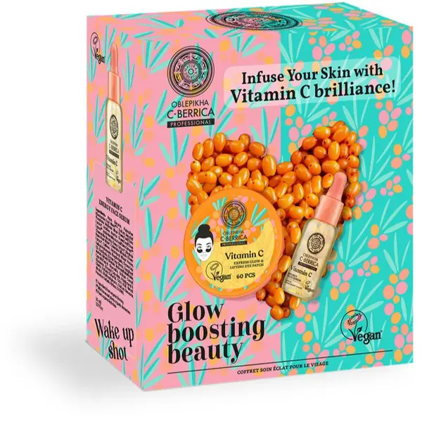 Natura Siberica Oblepikha C-Berrica Glow Boosting Beauty dárková sada pro rozjasnění pleti