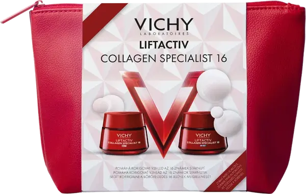 VICHY Liftactiv Collagen 16 Vánoční balíček proti vráskám a ztrátě kolagenu v pleti