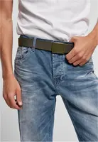 Belt with buckle olive