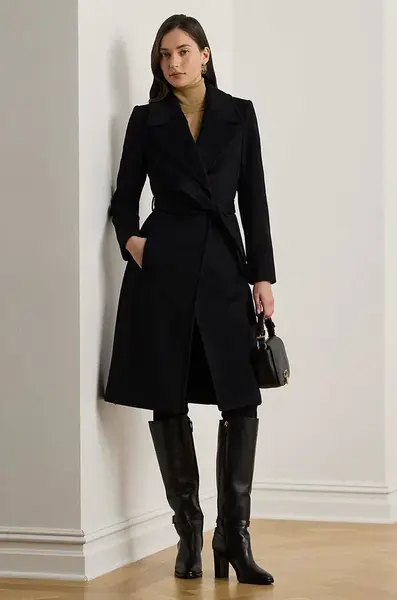 Vlnený kabát Lauren Ralph Lauren