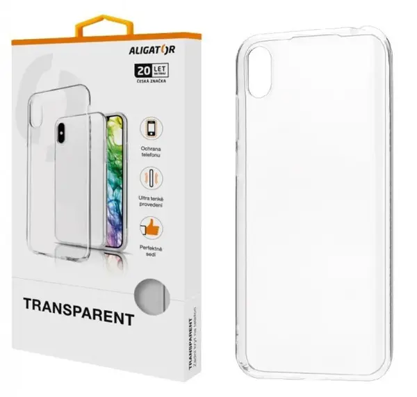 Silikonové pouzdro TRANSPARENT ALIGATOR pro Samsung Galaxy A12