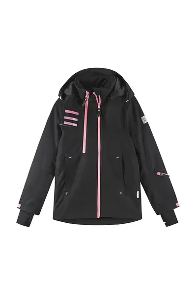 Dětská bunda Reima Perille černá barva, 5100088C