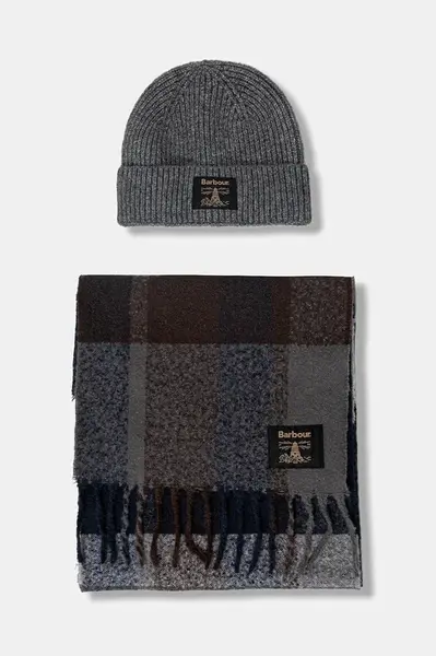 Čepice a šála Barbour více barev, MGS0095