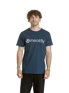 Pánské tričko meatfly joe modrá xl