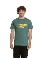 Meatfly pánské tričko Revital Teal Green | Zelená | Velikost L | 100% bavlna