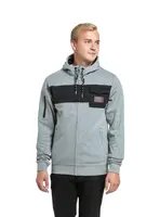 Meatfly pánská technická mikina Josh Grey Heather | Šedá | Velikost L