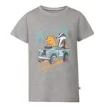 Dětské rychleschnoucí triko alpine pro rejo šedá 128-134