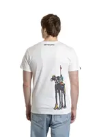 Meatfly pánské tričko Horse White | Bílá | Velikost XL | 100% bavlna