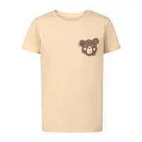 Dětské bavlněné triko nax omeso béžová 140-146