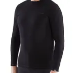 Pánské bambusové tričko s merino vlnou viking teres černá xxl