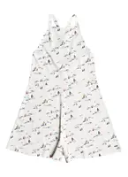 Roxy Shinny Shell Strappy Romper Marshmallow Boat Trip Small | Mnohobarevná | Velikost M | 100% bavlna