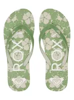 Roxy dámské žabky Tahiti VII Green | Zelená | Velikost 8,5 US