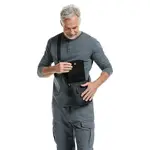 Pánská kožená taška bushman ebro černá uni