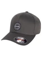 Meatfly kšiltovka Raptor Flexfit White Round/Dark Grey | Bílá | Velikost L/XL