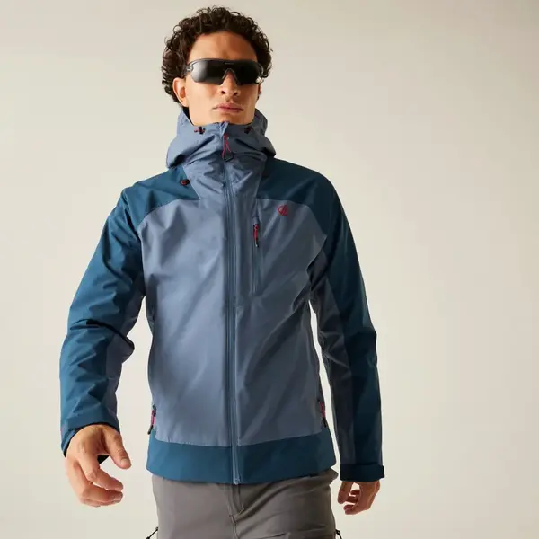 Pánská outdoorová bunda dare2b torrek ii tmavě modrá/světle modrá l