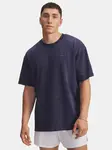 Men's Under Armour UA M HW OS LOGO WASH SS-BLU - Men's T-Shirt