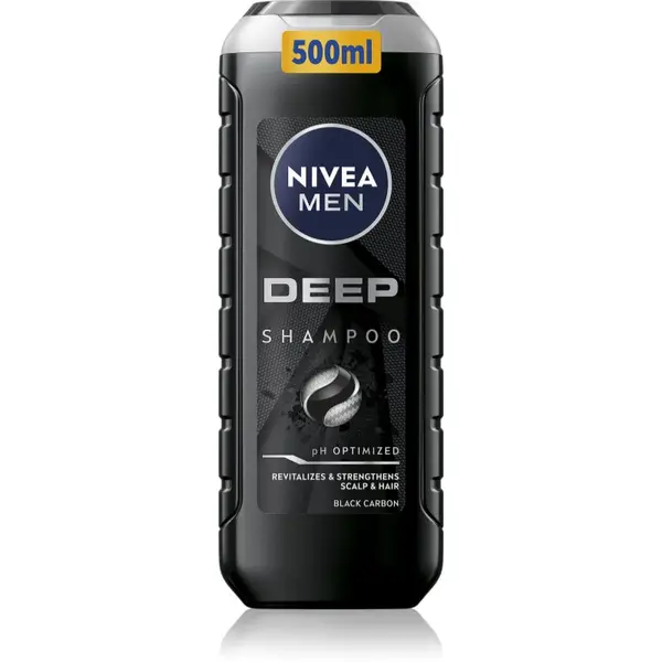 NIVEA MEN Deep posilňujúci šampón 500 ml